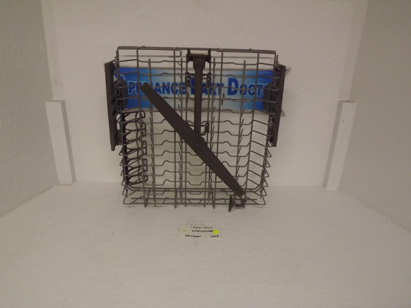 Whirlpool Dishwasher WPW10350382 Upper Rack Used Whirlpool Dishwasher WPW10350382 Upper Rack Used